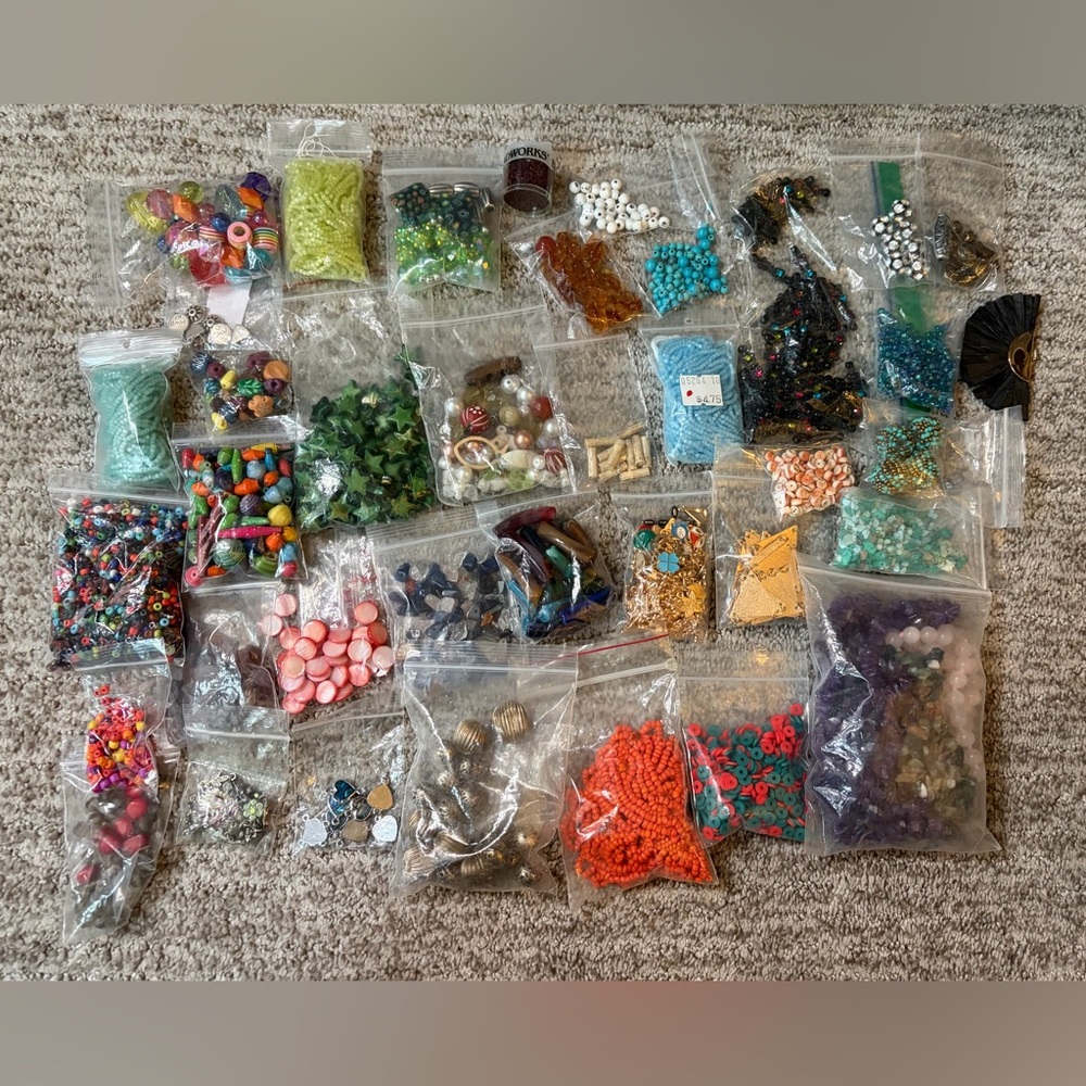 Assorted Craft Beads Collection